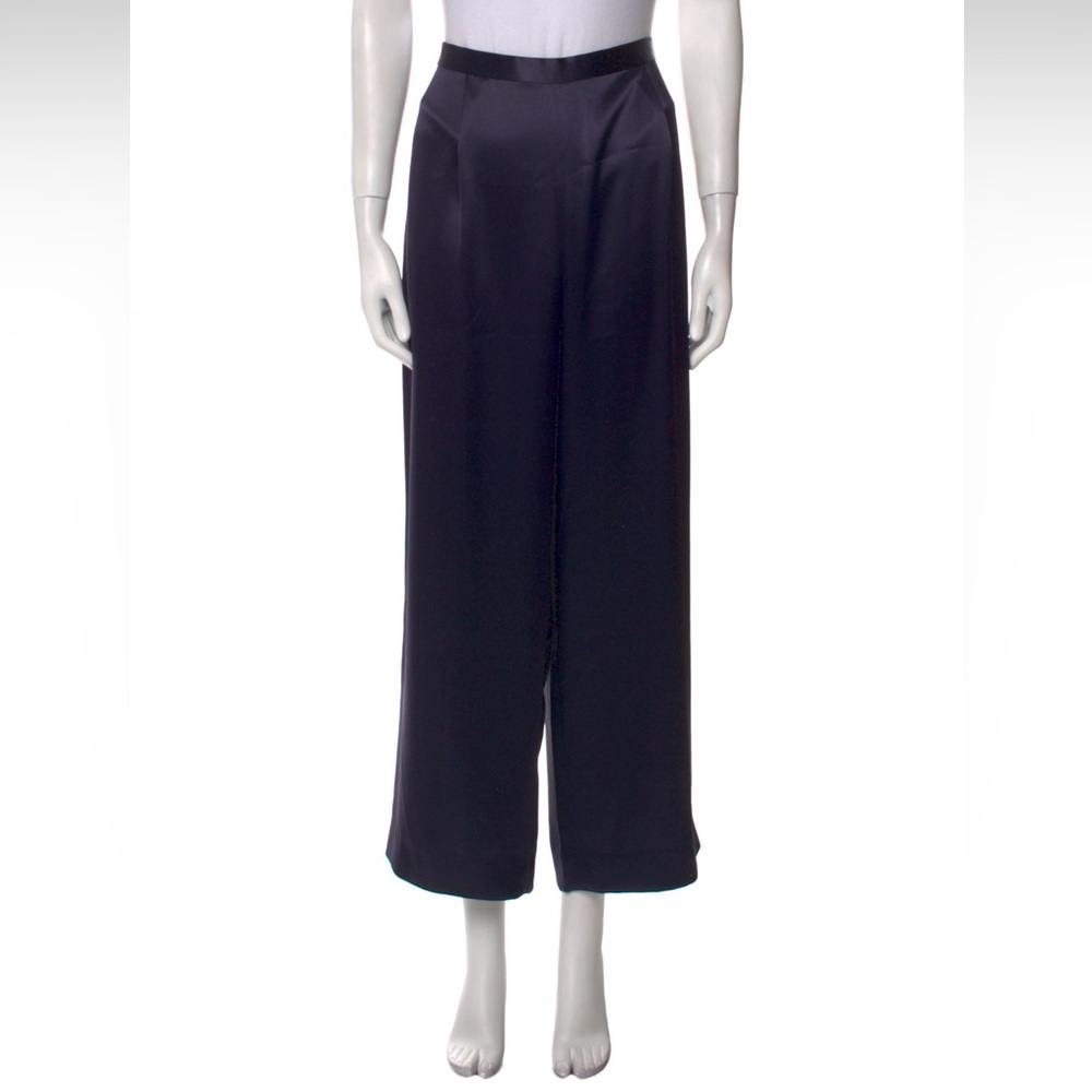 Badgley Mischka Silk Wide Leg Pants - 14